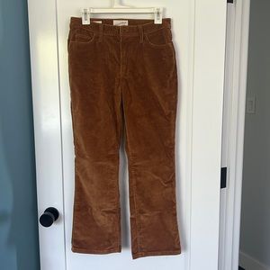 Dark Carmel Corduroy Pants